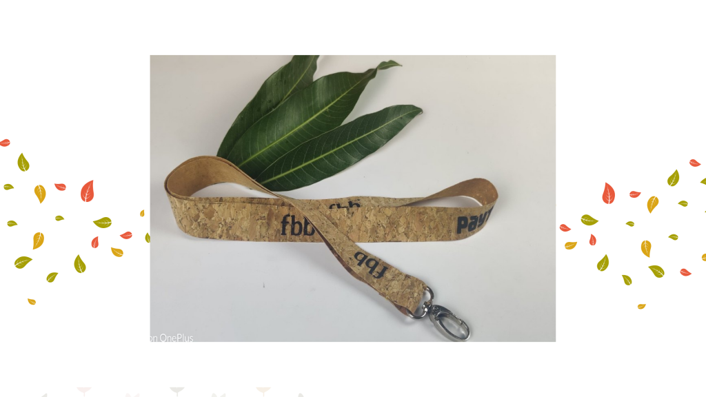 cork lanyard for events